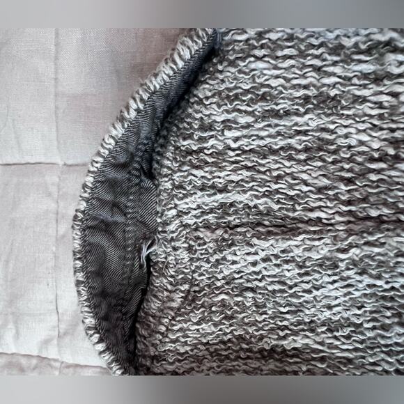 Vince Marled Grey Open Front Cardigan Lagenlook Bohemian - Medium - Picture 3 of 10